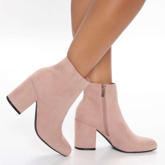 Faux Suede Booties - Picture 3 of 7